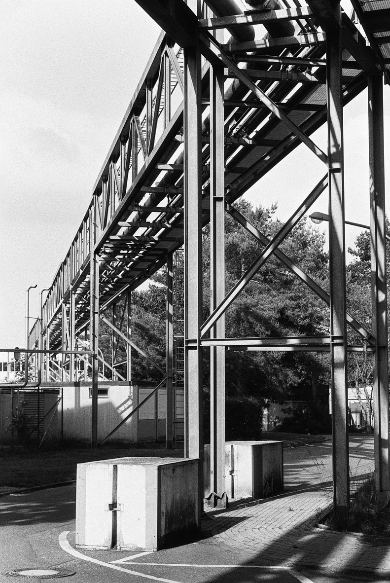 Pipes supplying the particles accelerators of DESY.