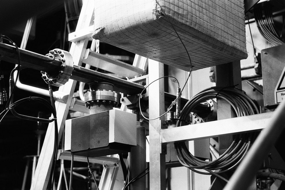 Part of the electron beamline at HERA.